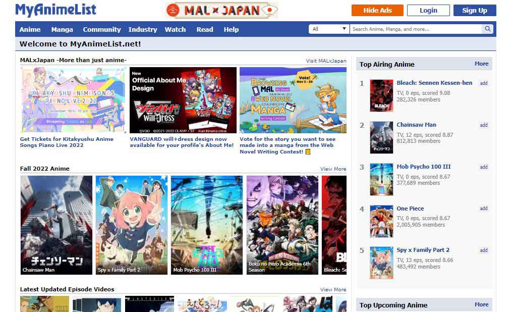 MyAnimeList