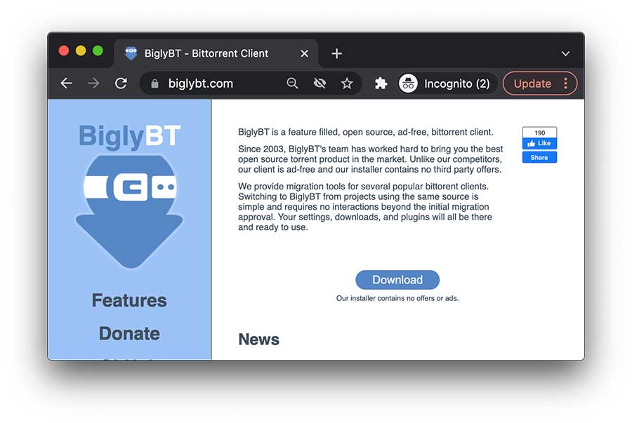10 -BiglyBt – Ad-free experience