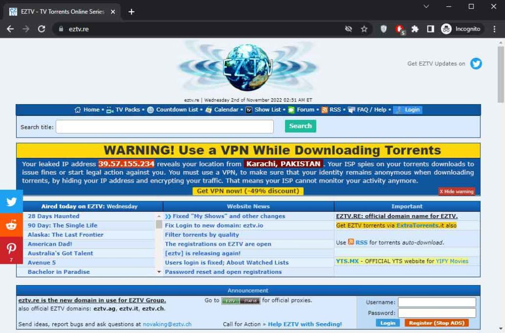 EZTV