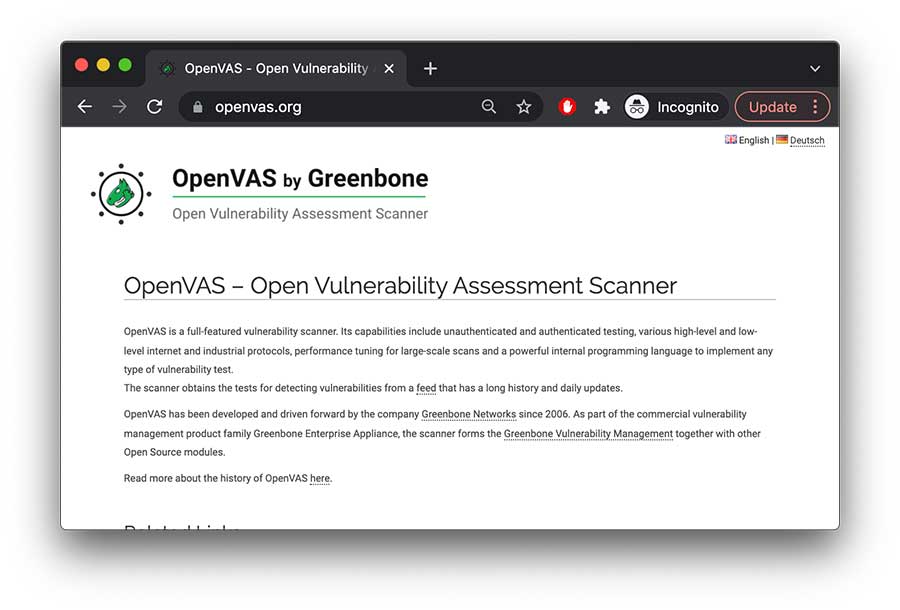 10. OpenVAS