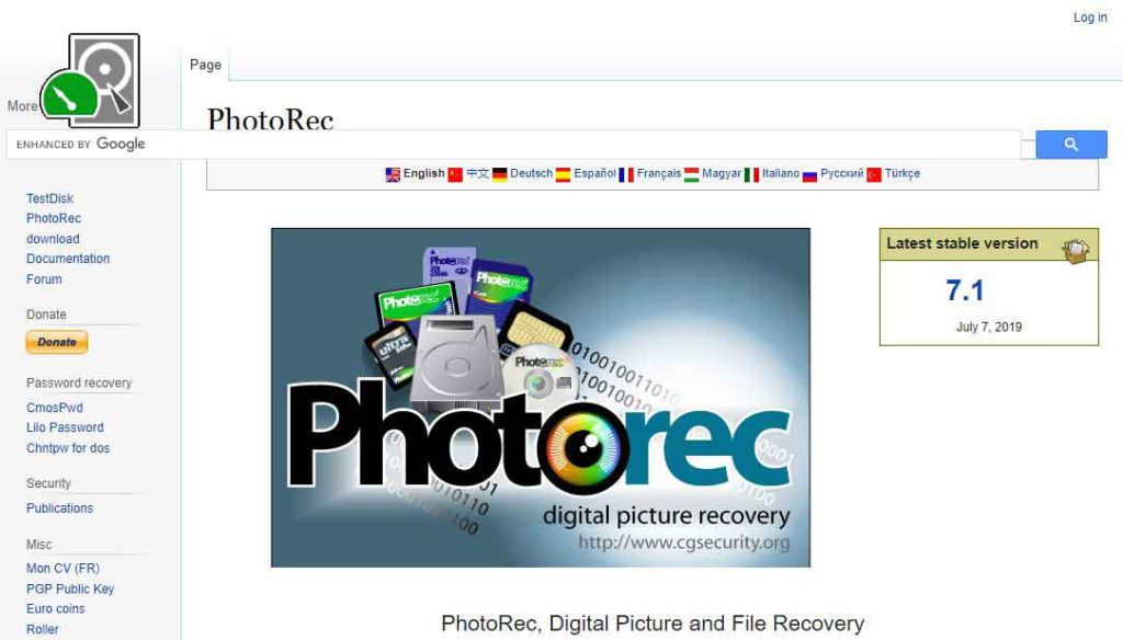 PhotoRec