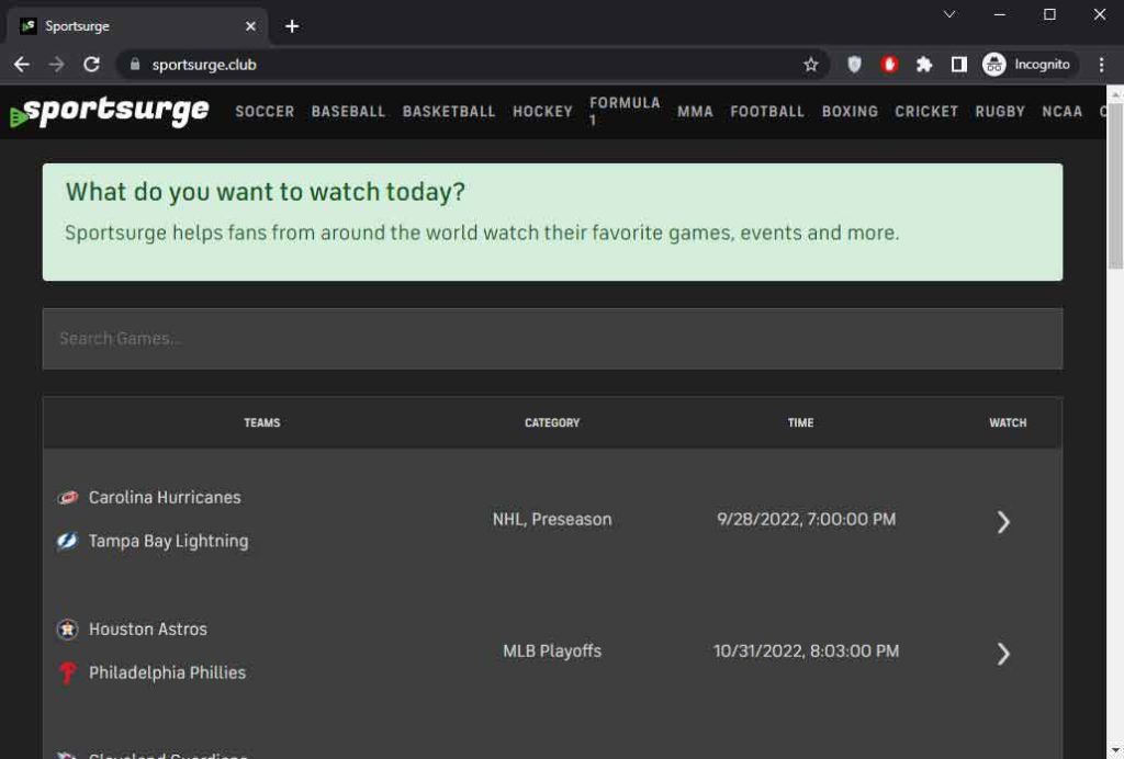 SportsSurge