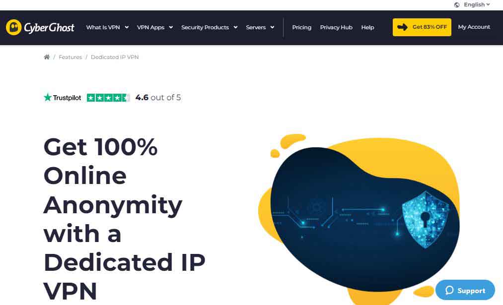 CyberGhost - Dedicated IP Address