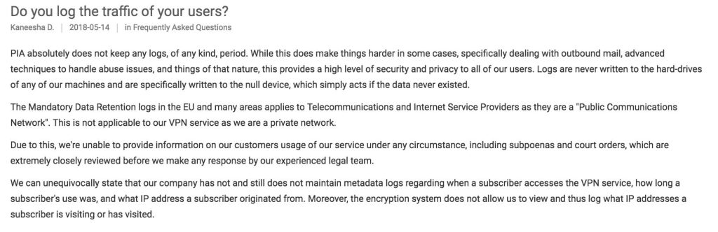 private-internet-access-log-policy