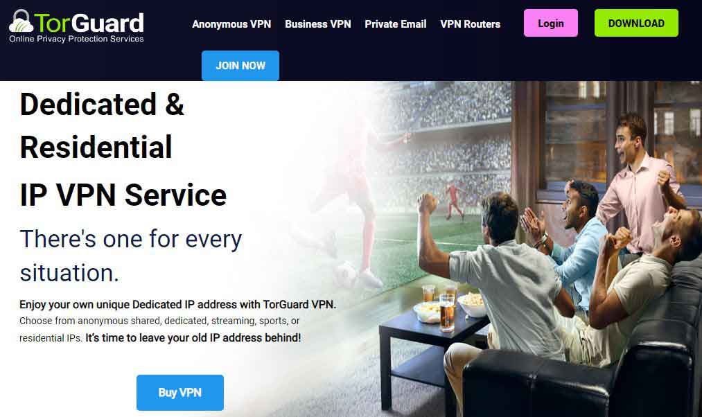 TorGuard for dedicated IP address